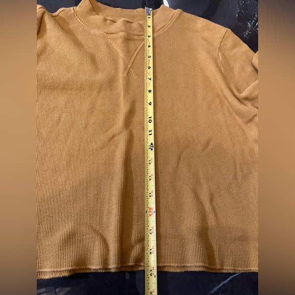 MATE the Label Organic Cotton Soft Boxy Crop Top Thermal Size Medium Loungewear - Picture 8 of 10